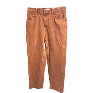 Everlane The Way High Jean Straight Burnt Orange Size 31 Tall NWT